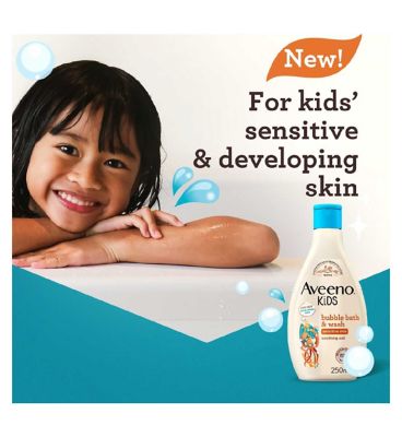 AVEENO® Kids Bubble Bath & Wash 250ml
