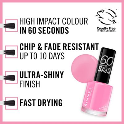 Rimmel 60 Seconds Super Shine Nail Polish - Sweet Retreat