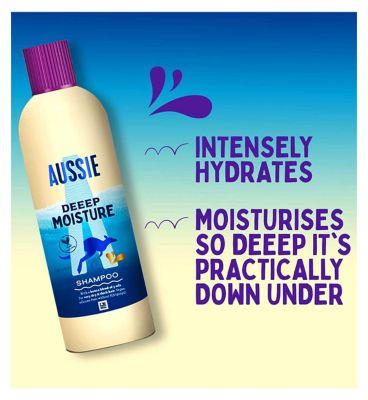 Aussie Deeep Moisture Vegan Shampoo, 300ml