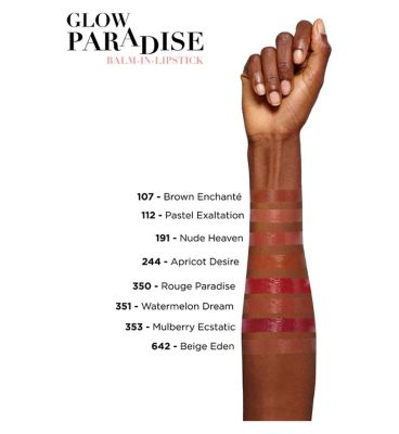 L'Oreal Paris Glow Paradise Natural-Looking, Balm-In-Lipstick 191 Nude Heaven 3.8g