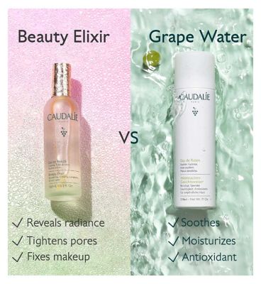 Caudalie Beauty Elixir Prep, Set, Glow Face Mist 100ml
