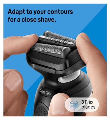 Braun Series 5 50-W1000s Electric Shaver For Men, White