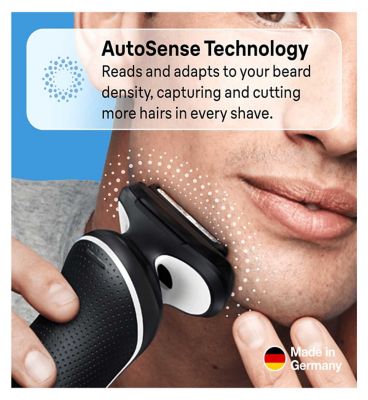 Braun Series 5 50-W1000s Electric Shaver For Men, White