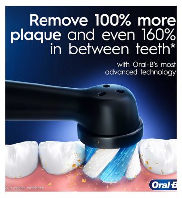 Oral-B iO4 Electric Toothbrushes Black & Lavender - Duo Pack