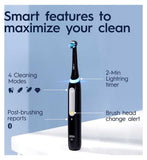 Oral-B iO4 Electric Toothbrushes Black & Lavender - Duo Pack