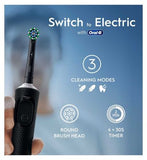 Oral-B Vitality Pro Black & Purple Electric Toothbrushes Duo Pack