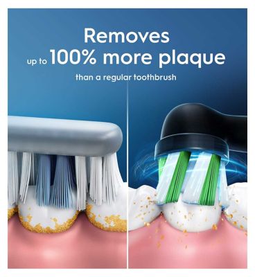 Oral-B Vitality Pro Black & Purple Electric Toothbrushes Duo Pack