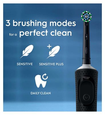 Oral-B Vitality Pro Black & Purple Electric Toothbrushes Duo Pack