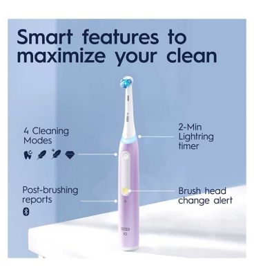 Oral-B iO4  Electric Toothbrush - Lavender - (+Travel case)