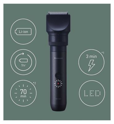 Panasonic Waterproof Beard, Hair & Body Trimmer with 58 Cutting Lengths, ER-CKL2 uses Japanese Blades, MULTISHAPE Modular System