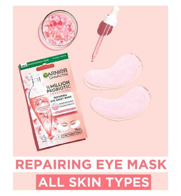 Garnier Probiotic Fractions Repairing & Illuminating Eye Sheet Mask 6g