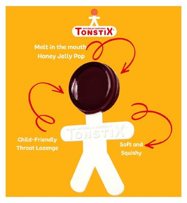 Tonstix Honey Jelly Pop- Honey & Strawberry - 6 Pack