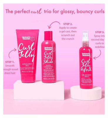 Umberto Giannini Curl Jelly Shine Leave-In Conditioning Curl Balm 180ml