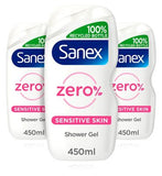 Sanex Zero % Sensitive Skin Shower Gel Bundle