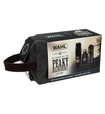 Wahl Peaky Blinders Limited Edition Trimmer Kit Rechargeable Beard & Beard Oil 30ml