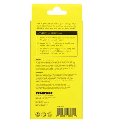 STARFACE LIFT OFF PORE STRIPS