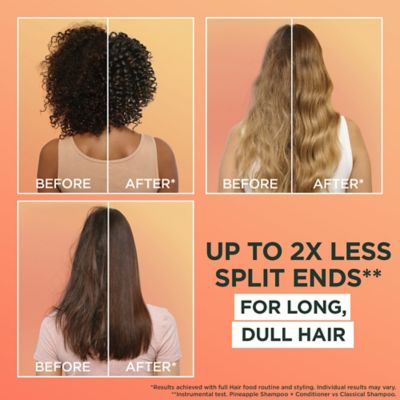 Garnier Ultimate Blends Glowing Lengths Pineapple & Amla Hair Food Shampoo for Long Dull Hair 350ml