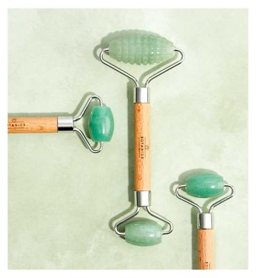 Botanics Dual Ended Textured Jade Roller