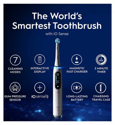Oral-B iO10 Electric Toothbrush - Stardust White