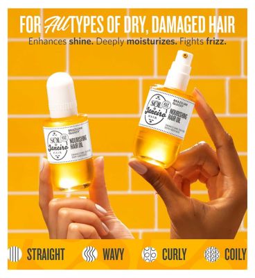 Sol de Janeiro Brazilian Glossy™ Nourishing Anti-Frizz Hair Oil 60ml