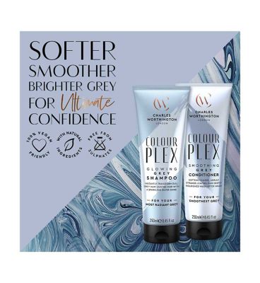 Charles Worthington, Colourplex Glowing Grey Shampoo 250ml