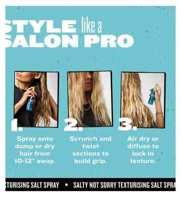 Bed Head By TIGI Salty Not Sorry Texturising Salt Spray 100ml
