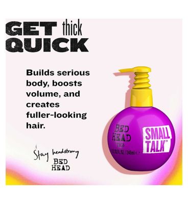 Bed Head By TIGI Small Talk Hair Volume Styling Cream for Fine Hair 240ml