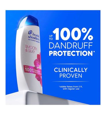Head & Shoulders Smooth & Silky Anti-Dandruff Shampoo for Frizzy Hair 400ml