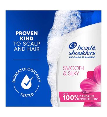 Head & Shoulders Smooth & Silky Anti-Dandruff Shampoo for Frizzy Hair 400ml