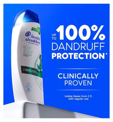 Head & Shoulders Itchy Scalp Anti Dandruff Shampoo 400ml. For Daily Use