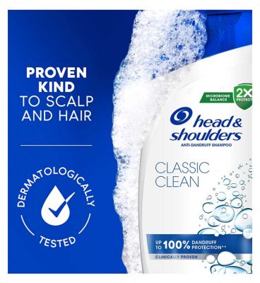 Head & Shoulders Classic Clean Anti Dandruff Shampoo 400ml for Daily Use. Clean Feeling
