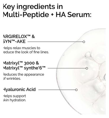 The Ordinary Multi-Peptide + Hyaluronic Acid Serum for Aging Skin - 60ml