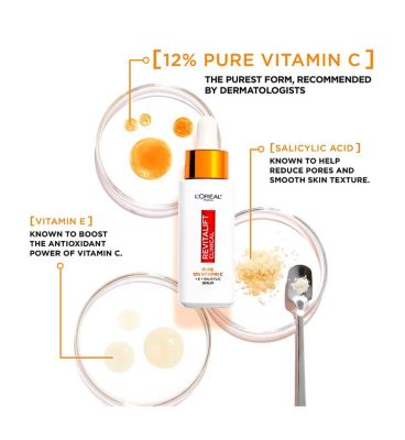 L'Oréal Paris Revitalift Clinical 12% Pure Vitamin C Serum 30ml
