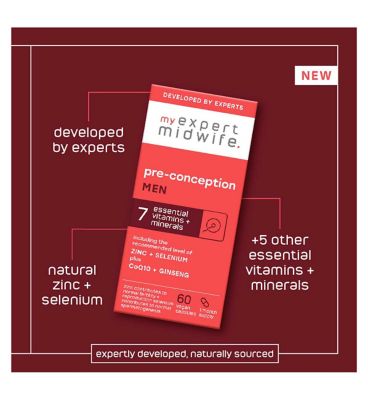 My Expert Midwife Pre-Conception Men 60 Capsules
