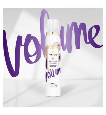 Pantene Perfect Volume Heat Protection Hair Mousse with Biotin 200ml
