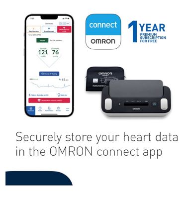 OMRON Complete 2-in-1 Blood Pressure Monitor and Electrocardiogram (ECG)