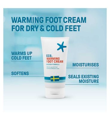 CCS Warming Foot Cream For Dry And Cold Feet- 150 ml