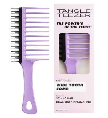 Tangle Teezer Wide Tooth Comb Lilac & Black