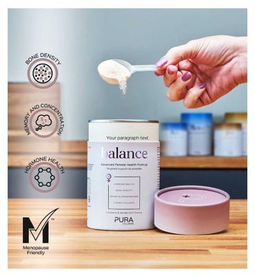 Pura Collagen Balance Advanced Female Health Formula Raspberry & Garden Mint