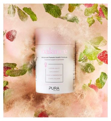 Pura Collagen Balance Advanced Female Health Formula Raspberry & Garden Mint