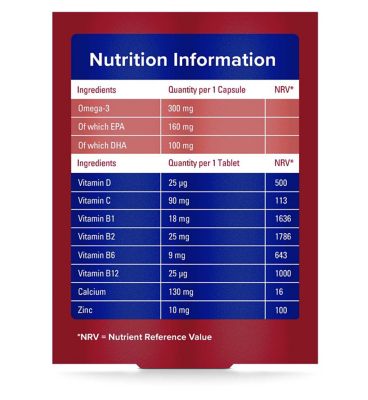 Seven Seas Omega 3 & Multivitamins Man 50+, 30 Day Duo Pack