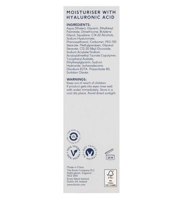 Boots Men Everyday Skin Hyaluronic Acid Moisturiser 50ml