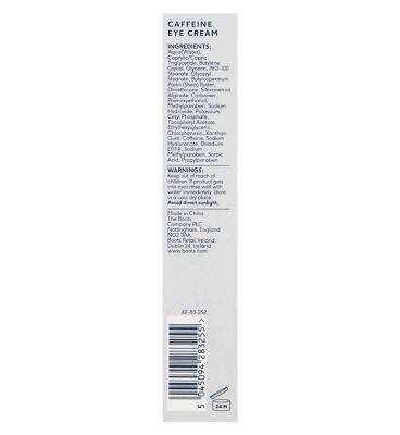 Boots Men Everyday Skin Caffeine Eye Cream 15ml