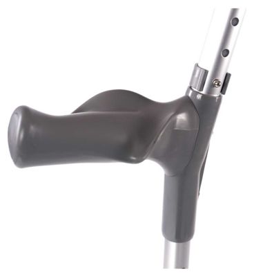 NRS Healthcare Double Adjustable Crutches with Comfy Handle, Large - Pair