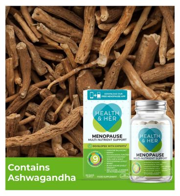 Health & Her Menopause Multi-Nutrient Support Supplement 60 Capsules