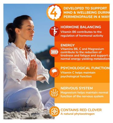 Health & Her Perimenopause Mind+ Multi-Nutrient Support Supplement 30s