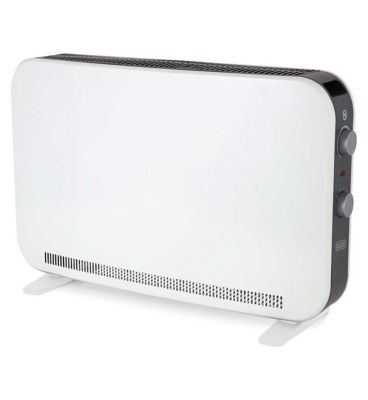 Black & Decker 2KW Convector Heater 3 Heat Settings White