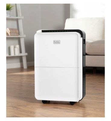 Black & Decker Portable Dehumidifier with 24 Hour Timer with 4 Litres Water Tank