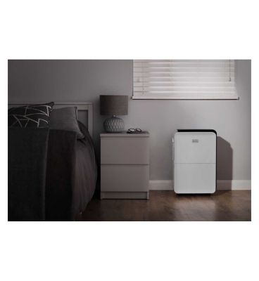 Black & Decker Portable Dehumidifier with 24 Hour Timer with 4 Litres Water Tank
