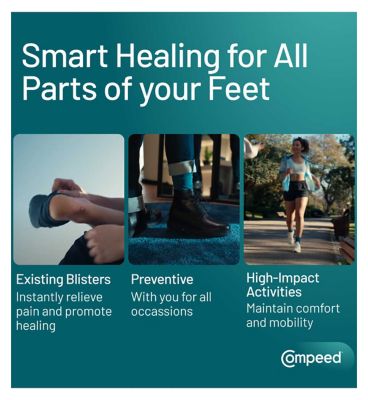 Compeed Hydrocolloid Blister Plasters Mixed - Pack of 10